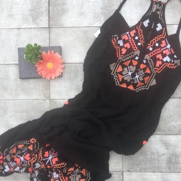 Yoana Baraschi Fiji Geo Embroidered Racer Maxi - Picture 3 of 8